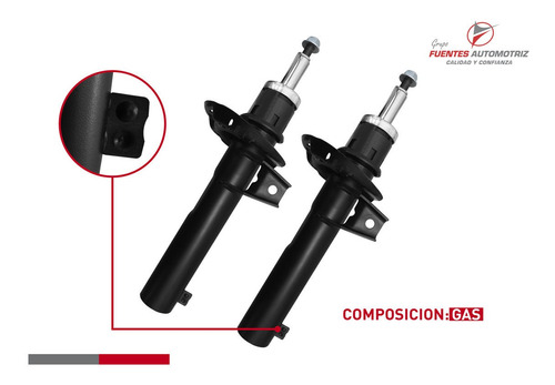 Par 2 Amortiguador Gas Delantero Izq Der Vw Golf 2013-2015 Foto 3