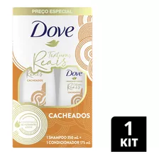Dove Kit Shampoo 350ml + Condicionador 175ml Texturas Reais Cacheados
