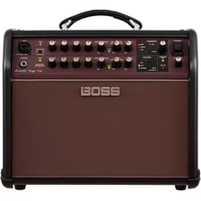 Amplificador Boss Roland Voz Violão Acoustic Singer Live 60w Cor Preto