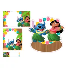 Etiqueta Escolar Lilo Y Stitch 