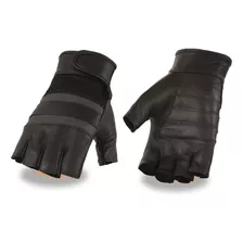 Guante Milwaukee Leather De Cuero Sin Dedos Para Moto