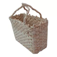 Bolsa De Palha Praia Ou Feira Fechada N1 26x10x19