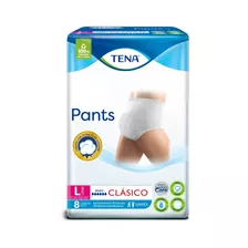Pañales Para Adultos Descartables Tena Ropa Interior Pants Clásico L X 8 u