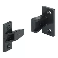 100 Par Suporte Conector P/ Paineis Keku Macho E Fêmea Preto