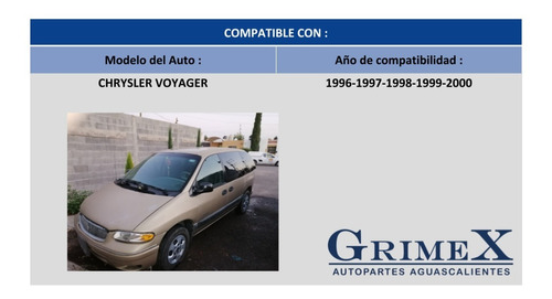 Faro Chrysler Voyager 1996-96-1997-1998-98-1999-00-2000 Tyc Foto 9