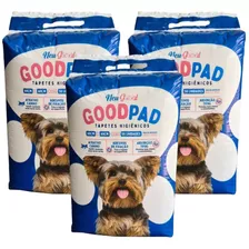 Kit Xixi Tapete Higienico P/ Cães Goodpads 60x60 50un 3 Pct