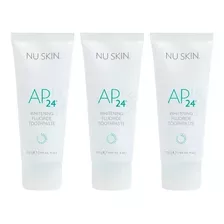 Pack 3 Pasta De Dientes Nu Skin Ap 24 Blanqueadora Nuskin.