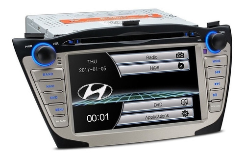 Estereo Dvd Gps Hyundai Ix35 Bluetooth Touch Radio Usb Sd Hd Foto 3