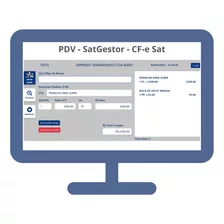 Pdv - Programa Para Emitir Cupom Fiscal Eletrônico Cf-e Sat