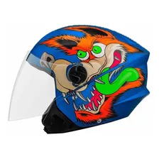 Capacete Moto Aberto Coyote New Three Elite Fosco Pro Tork