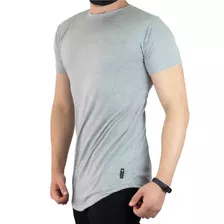 Camiseta Long Line Camisa Masculina Algodão Oversized