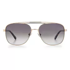 Anteojos De Sol Fossil Para Hombre Estilo Fos Square, Dorado