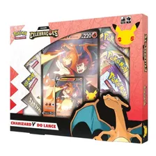 Box Charizard V Do Lance Celebrações Cartas Pokémon Copag