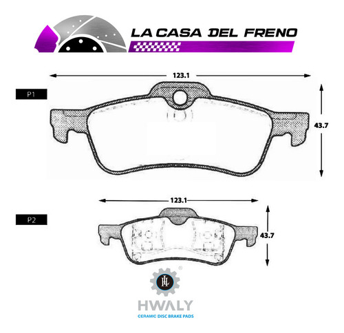 Pastilla De Freno Trasera Mini Mini Cooper 1.6 2001-2008 Foto 3