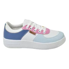 Tênis Feminino Sneaker Casual Colorido Air Santorini