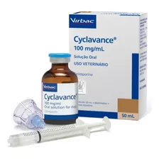 Cyclavance Para Caes 100mg/ml 50ml Virbac - Envio Imediato