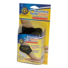 Calcanheira De Silicone Ortopédico Preto Ortho Pauher 1021 M