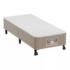 Base Para Cama Box Solteiro Silver Star Air Híbrido Castor Cor Marrom