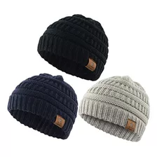 Durio Soft Warm Knitted Baby Sombreros Gorras Bonitos Y Grue