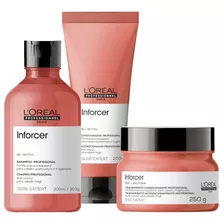 Kit Loreal Inforcer Shampoo,condicionador E Máscara