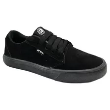 Zapatilla Area Transit Skate Skateboarding Full Negra Cole