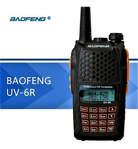 Radio Portatil Baofeng Uv-6r Vhf/uhf Doble Banda 5w. Foto 2