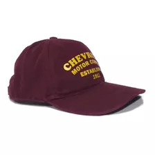Boné Vintage Dad Hat Chevrolet Company Regulagem Aba Curva 