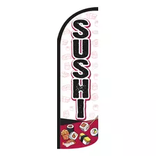 Bandera Publicitaria Sushi (c) Solo Tela 3.5 Metros