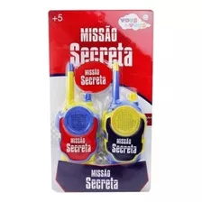 Rádio Walkie Talkie Infantil Missão Secreta (1 Par)