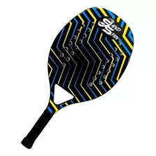 Raquete De Beach Tennis Sand Spin Aloha Azul Cor Blue