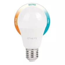 Lampara Led 9w Etheos 3 Pasos Cambia De Fría, Neutra, Cálida