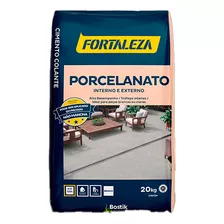 Argamassa Cimento Porcelanato Interno Branco 20kg Fortaleza