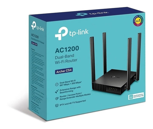 Router Wifi Tp Link Archer C54 Banda Dual 1167mbps 4 Ant Bgu