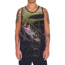 Camiseta Regata Animal Peixe Tucunaré Lago Rio Fish 8