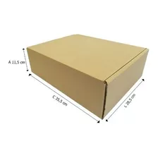 Caixas Papelão Tipo Sedex Aº4 35,5x28,5x11,5 Cm 75 Unidades