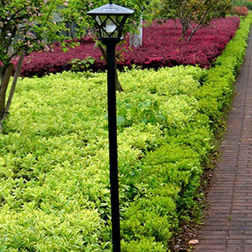 Lmpara Led De Jardn Tradicional Alimentada Con Energa Sol Foto 3