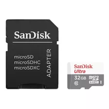 Cartão 32gb Micro Sd Hc Sandisk Ultra Class 10 100mb/s Uhs-1