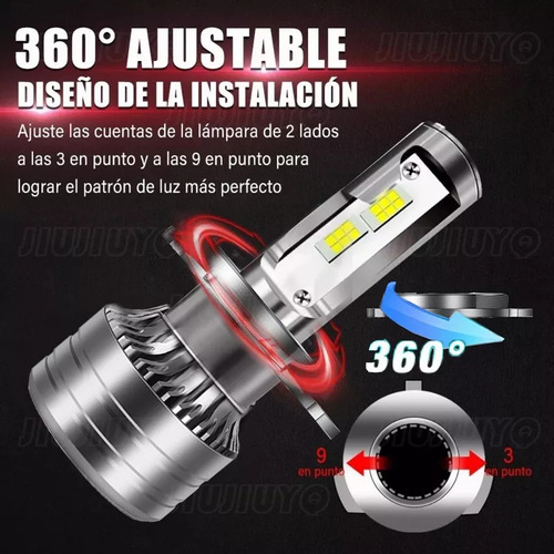 Kit De Faros Led H4 9003 Para Nissan Alta Y Baja Canbus Foto 4