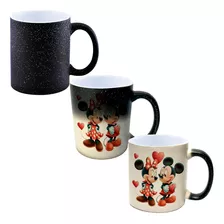 Caneca Mágica Glitter Mickey E Minnie Namorados Love