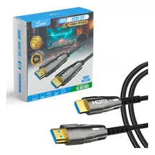 Cabo Fibra Óptica Hdmi 2.0 4k 60hz/18gbps 10 Metros Lumi