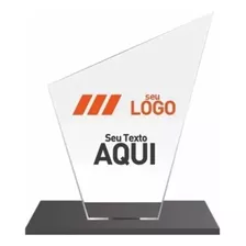 20 Troféus Personalizados Em Acrílico Impressão Carimbos