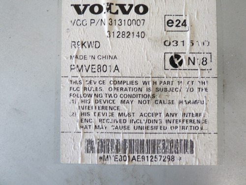  07-13 Volvo Xc90 07-09 C30 Audio Radio Amp Amplifier Ccp Foto 4