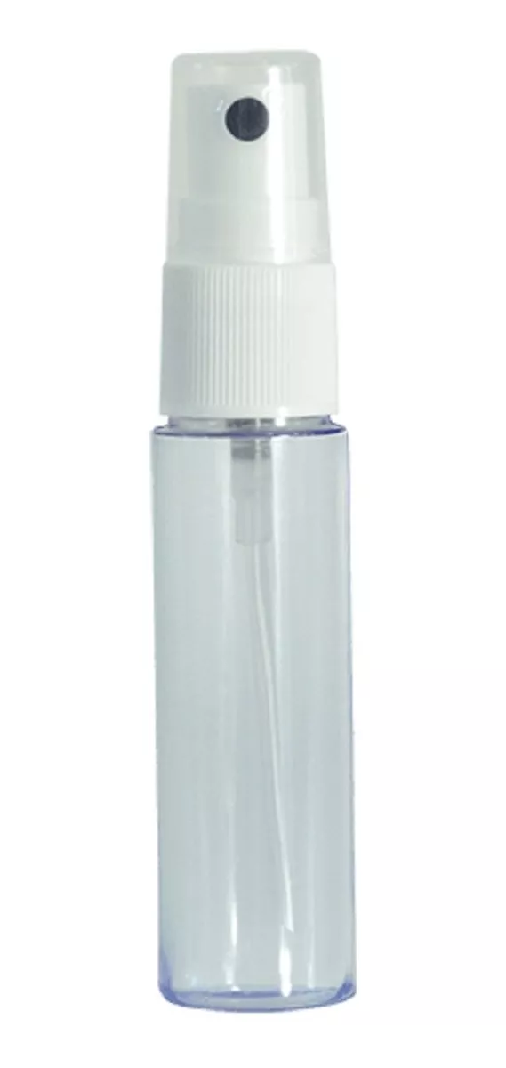 100 Frascos 15 Ml Spray Branco Plástico Pvc Decants
