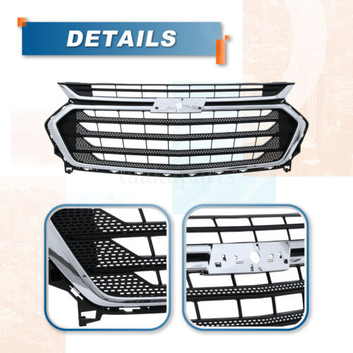 Front Bumper Upper Grille Grill Chrome For Chevy Chevrol Ddb Foto 5