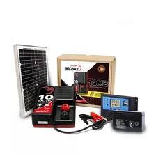 Cerco Eléctrico Ganadero Kit Solar 10km Voltaje 127&12v Dual