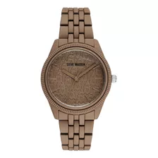 Steve Madden Reloj De Pulsera De Goma Para Mujer,