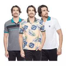 4 Camisa Ótima Qualidade Gola Polo Homens Pronta Entrega