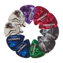 Chromacast Perla Celuloide Selección De La Guitarra De 10 Pa