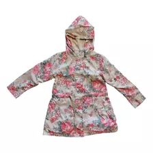 Campera Larga Limonada Floreada Niñas Talle 6