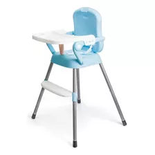 Silla Comedor Para Bebe Portátil Niños Color Niñ@s Azul